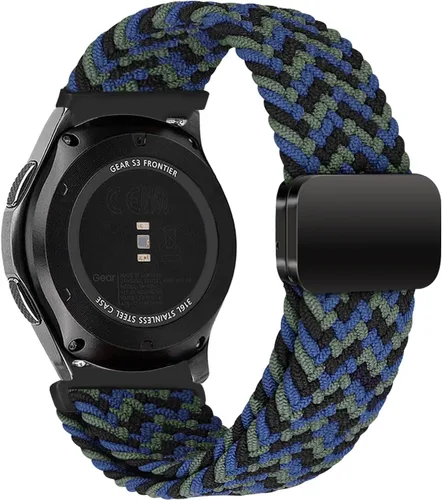 Miniatura 18 de Correa de nailon compatible con Samsung Galaxy Watch 7/6/5/4/FE 1.732 in 1.575 in/Galaxy Watch 5 Pro 1.772 in/Watch 4/6 Classic 1.850 in 1.811 in
