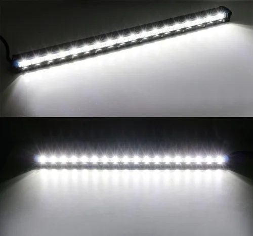 Miniatura 9 de iJDMTOY Kit de barra de luz LED de montaje en hueco de parrilla de 20 pulgadas, compatible con Dodge RAM 2500 3500 2020 en adelante, incluye barra