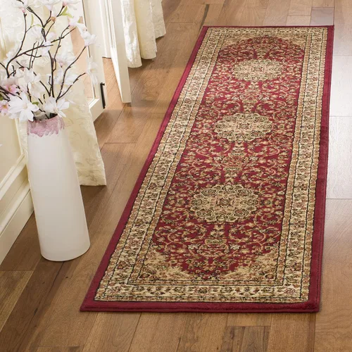 Miniatura 10 de SAFAVIEH Lyndhurst Collection - Alfombra de área de 8 x 11 pies, diseño tradicional de medallón oriental tradicional, no desprende pelusa y de fácil
