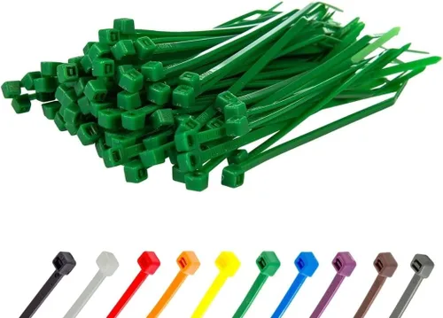 Miniatura 136 de GTSE - Paquete de 100 bridas con cremallera de 20.3 cm, color plateado/gris, 8.06 kg de resistencia, bridas de nailon grises resistentes a los rayos