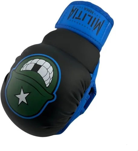 Miniatura 6 de Milita MMA - Guantes de entrenamiento y entrenamiento MMA de 7 onzas, palma abierta, para hombres y mujeres y niños, kickboxing, boxeo Mauy Thai