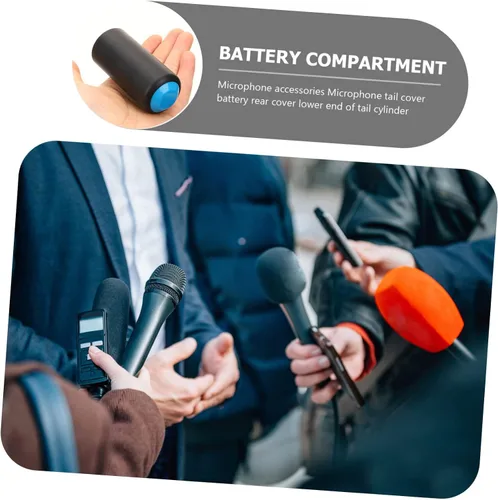 Miniatura 7 de 4 fundas de batería de micrófono inalámbrico compatibles con Pgx24 Slx24 Pg58 Tornillo en plástico para micrófono, tapas de batería de repuesto