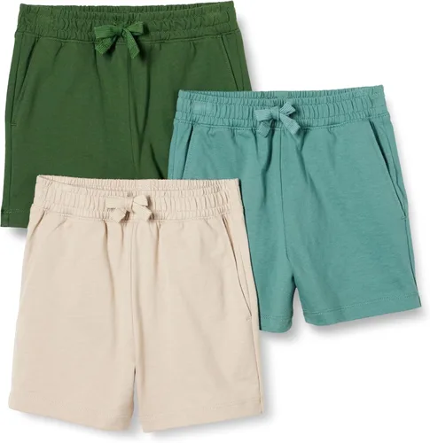 Miniatura 6 de Amazon Essentials Pantalones cortos de algodón con cintura elástica, paquete de 3 unidades para niños y niños pequeños