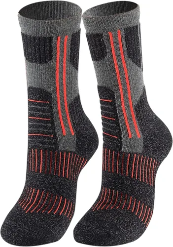 Miniatura 5 de Toes&Feet Calcetines acolchados para mujer y hombre, antiampollas, resistentes al olor, con mechas de sudor, senderismo, esquí, media pantorrilla