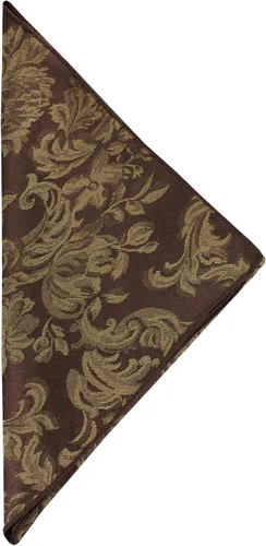 Miniatura 13 de Ultimate Textile Miranda Damask - Servilletas de tela negra de damasco, 17 x 17 pulgadas (juego de 24), cuadradas, lavables, de algodón y poliéster