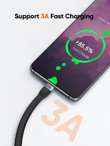 Miniatura 4 de CableCreation Cable corto USB a USB C de 6 pulgadas, cable de carga rápida USB A a USB C 2.0, cable de carga USB C corto para batería portátil