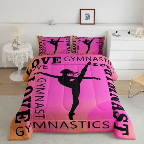 Miniatura 16 de Feelyou Juego de edredón de baloncesto para niñas y niños, juego de ropa de cama con juegos de pelota, decoración de habitación, regalo para amantes