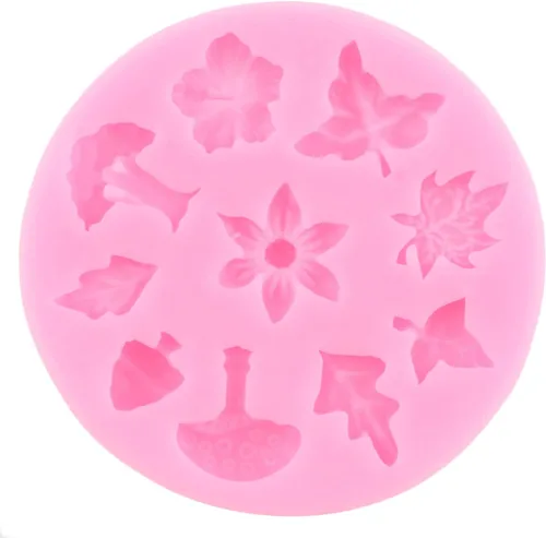 Miniatura 7 de Mujiang Moldes de silicona para frutas y verduras, molde para fondant de hojas, para decoración de pasteles, cupcakes, chocolate, caramelo, arcilla