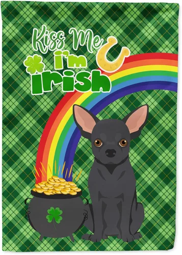 Miniatura 79 de Caroline's Treasures WDK4731GF - Bandera decorativa para jardín del día de San Patricio, color negro y tostado, Airedale Terrier, para jardín