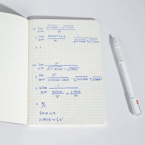 Miniatura 6 de TWONE - Paquete de 6 cuadernos de diario - 60 páginas con cuadrícula cuadrada/30 hojas, cuaderno de papel grueso premium de tapa blanda para viajes