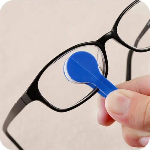 Miniatura 5 de LERORO 12 piezas de mini gafas de sol, gafas de microfibra limpiador de gafas de microfibra cepillo suave herramienta de limpieza mini gafas