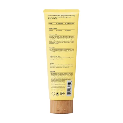 Miniatura 8 de Sun Bum Mascarilla revitalizante para el cabello acondicionador profundo - Tratamiento hidratante y restaurador para cabello dañado