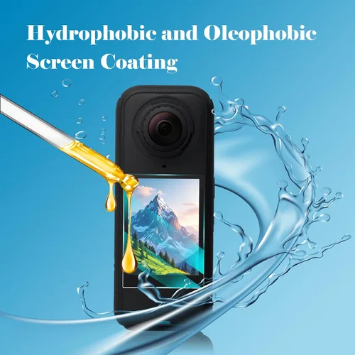Miniatura 5 de Protector de pantalla para accesorios de aire Insta 360 X4, pantalla LCD de vidrio templado Insta360 X4, Ultra HD, dureza 9H, resistente a