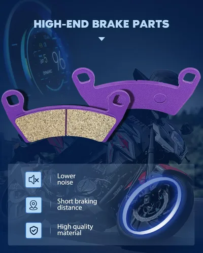 Miniatura 2 de ECCPP Pastillas de freno para Polaris Ranger 570 EPS 800 EFI 900 Crew RZR XP 1000 EPS, FA452 delanteras y traseras