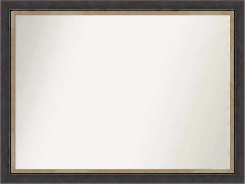 Miniatura 365 de Amanti Art Espejo personalizado, espejo de baño negro Astor, espejo de pared o espejo de tocador de baño sobre el fregadero (25 x 25 pulgadas)