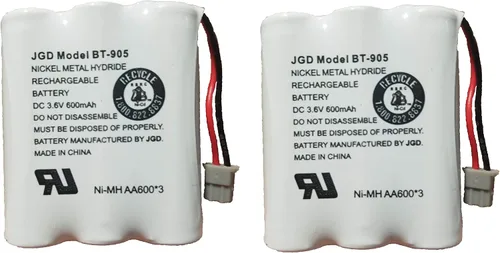 Miniatura 4 de JGD BT-905 BT-800 BBTY0663001 Batería compatible con Uniden BT905 BT800 BT-1006 BP-905BBTY-0444001 BBTY-0449001 Panasonic P-P501 P-P508 at&T 20001