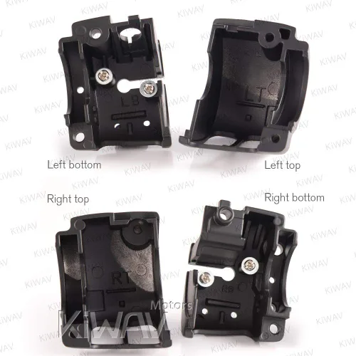 Miniatura 6 de KiWAV Carcasa de interruptor negra compatible con Harley-Davidson '12-Later Dyna Softail '14-Later XL OEM #71826-11