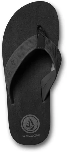 Miniatura 3 de Volcom mens Daycation Flip Flop Sandal Soft Brushed Recliner Comfort Foam Footbed