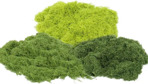 Miniatura 12 de KEYUSHOP Musgo verde falso para plantas en maceta, 5.3 onzas, musgo de reno preservado, musgo artificial decorativo para bricolaje, centros de mesa