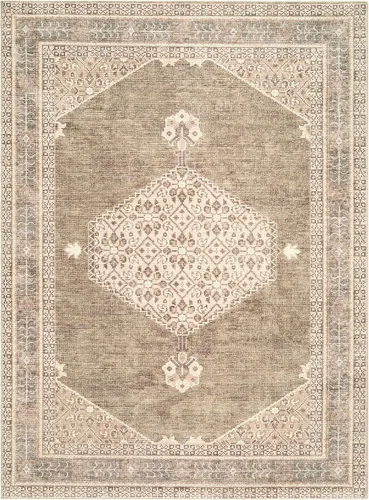Miniatura 9 de Livabliss x Becki Owens Lila Medallion - Alfombra de área, 9 pies 2 pulgadas x 12 pies, color marrón