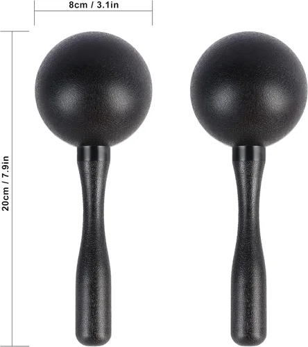 Miniatura 2 de EASTROCK Maracas, sonajeros y martillos de arena de ABS, percusión de mano, sonajeros para adultos, gran instrumento de percusión para actuación