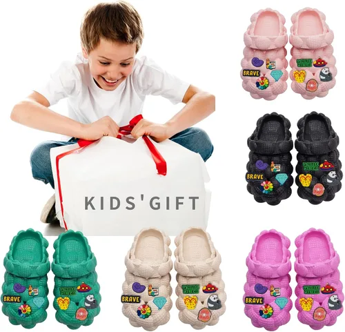 Miniatura 7 de Sandalias unisex de burbujas para niños, sandalias de pelota de golf, zuecos de burbujas, zapatos de jardín para niñas y niños, cómodas