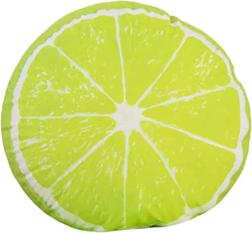 Miniatura 13 de Fruit Pillow Home - Cojín redondo con forma de cojín de felpa (13 pulgadas, marrón, estaca)