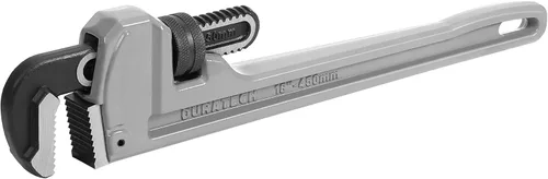 Miniatura 12 de DURATECH Llave de tubo recta de aluminio de 48 pulgadas resistente ajustable, llave de fontanería forjada por caída, supera el estándar GGG