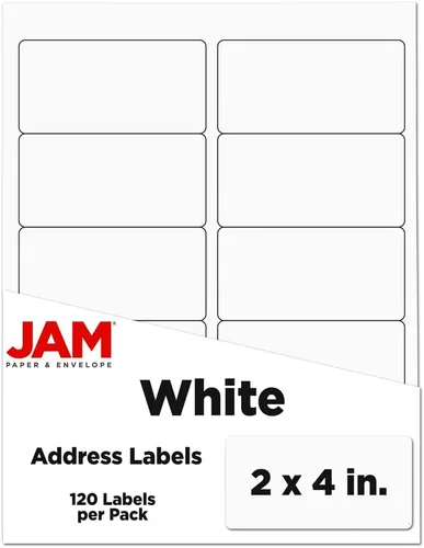 Miniatura 74 de JAM PAPER Etiquetas de envío de hoja completa - Papel adhesivo imprimible - 8 1/2 x 11 - Amarillo - 10 páginas completas/paquete