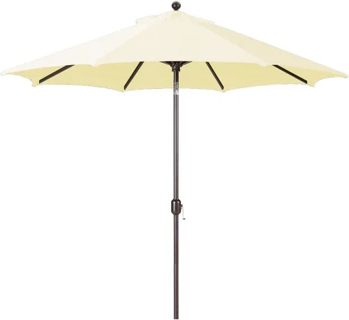 Miniatura 47 de Galtech Sombrilla de mercado de inclinación automática de lujo, 7.5 pies, para patio al aire libre, terraza, piscina, sombrilla independiente