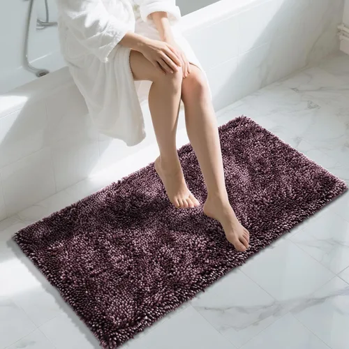 Miniatura 87 de Yimobra - Alfombra grande para baño antideslizante de 36x24 pulgadas, extra gruesa y suave, absorbente de felpilla, alfombras de baño lavables a
