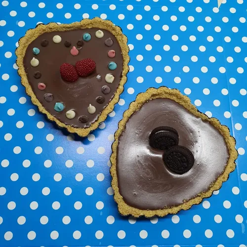 Miniatura 4 de Mini bandeja para tartas, 6 moldes para quiche en forma de corazón de 4 pulgadas, con un molde inferior extraíble, utilizado para postres, hornear