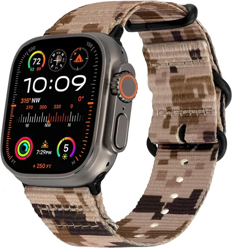 Miniatura 12 de Carterjett - Correa para Apple Watch 1.732 pulgadas, 1.654 pulgadas, 1.575 pulgadas, 1.496 pulgadas, nailon NATO, correas iWatch, mujeres y hombres