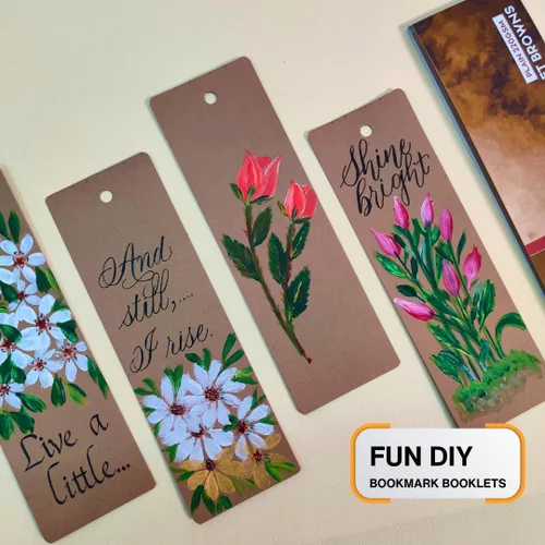 Miniatura 5 de Marcapáginas de papel kraft marrón de alta calidad de 350 GSM, ideal para medios mixtos y bellas artes (paquete de 2)