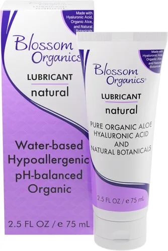 Miniatura 8 de Blossom Lube Organics - Lubricante personal para mujeres, pH equilibrado, no irritante, lubricante personal a base de agua, libre de ingredientes