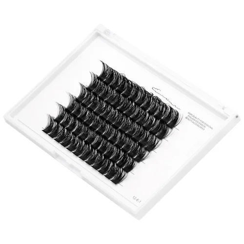 Miniatura 5 de Bodermincer Extensiones de pestañas en racimo Wispy Racimo Pestañas individuales de 0.315-0.787 in para elegir, extensiones de pestañas postizas