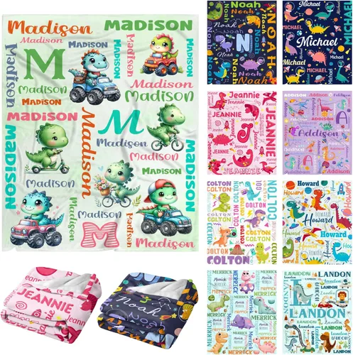 Miniatura 14 de Manta preescolar personalizada de bulldog para bebés, niños y niñas, sábanas de franela personalizadas súper suaves y ligeras, decoración para cuna