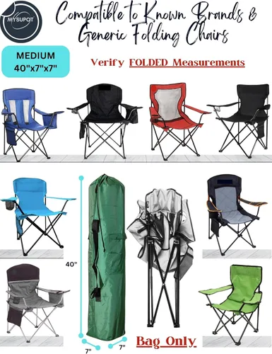 Miniatura 4 de Replacement Bag for Folding Camping Chair, Portable Camp Chair, Hammock, Yoga Mat, Umbrella, Tents, Tripods, Fishing Poles - 420D Oxford Polyester