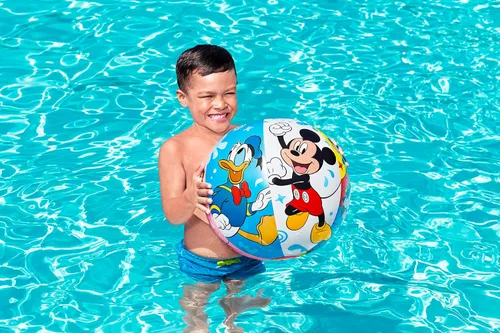 Miniatura 11 de Bestway Disney Junior Mickey & Friends - Pelota de agua inflable para niños, 20.1 in