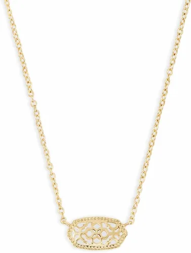 Miniatura 141 de Kendra Scott - Collar Elisa con dije para mujer, joyería de moda, chapado en oro de 14 quilates