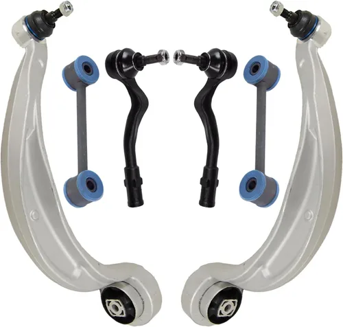 Miniatura 215 de Detroit Axle - Kit de extremo delantero para Chrysler 300 Dodge Charge Challenger 2011-2023, 2 brazos de control inferiores traseros 2 rótulas
