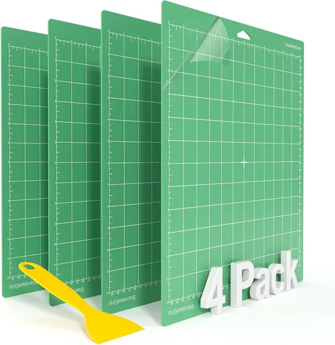 Miniatura 9 de Alfombrilla de corte para Cricut, paquete de 4 alfombrillas de corte de 12 x 12 pulgadas