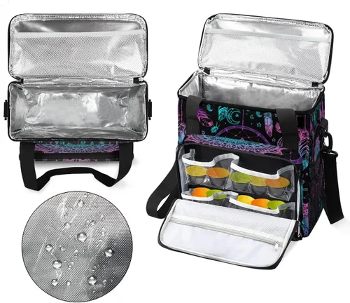Miniatura 3 de Dreamcatcher - Bolsa de transporte para cafetera de mandala, bolsa de almacenamiento de viaje compatible con K-Mini o K-Mini Plus, estuche portátil