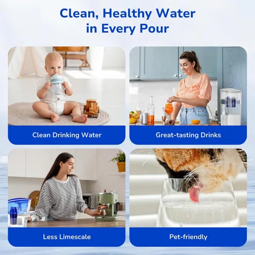 Miniatura 8 de Fil-Fresh Paquete de 4 filtros de agua de repuesto para todas las jarras y dispensadores PUR, PURPlus, reemplaza PPF900Z, certificado NSF, versión