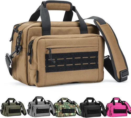 Miniatura 17 de Bolsa para polígono de tiro, estuche para pistola, bolsas para pistolas y munición para pistolas de mano y bolsa de transporte blanda para disparar