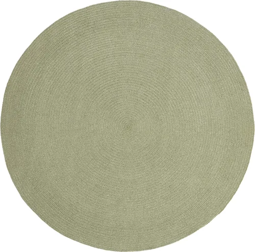 Miniatura 7 de BNM - Alfombra ovalada bohemia para interiores y exteriores con patrón trenzado sólido, perfecta para patio trasero, patio, oficina, sala de estar