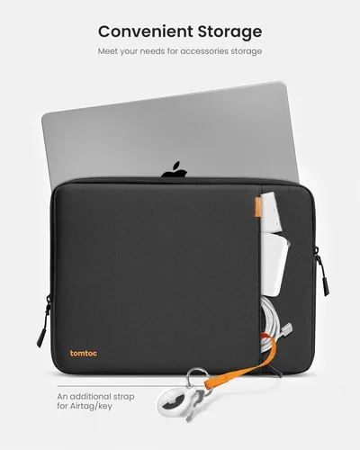 Miniatura 6 de tomtoc Juego de fundas protectoras 360 para portátil para MacBook Air M4/A3241 2025 de 15 pulgadas, M3/A3114 M2/A2941, MacBook Pro A1990 A1707 de 15
