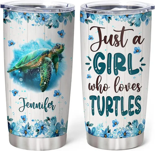 Miniatura 22 de Hyturtle Regalos personalizados para los amantes de los osos – Just A Girl Who Loves Bears - Vaso de acero inoxidable con nombre personalizado de 20
