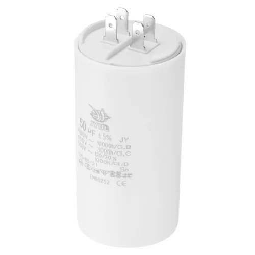 Miniatura 7 de PATIKIL CBB60 8uf Condensador de funcionamiento, AC 450V 4 pines 50/60Hz doble inserto cilindro inferior para aire acondicionado, bomba de agua