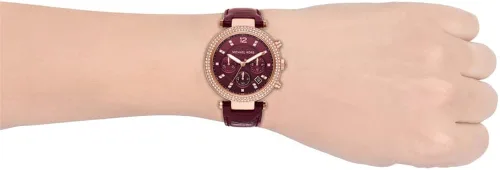 Miniatura 9 de Michael Kors - Reloj Parker de acero inoxidable con detalles de diamantes